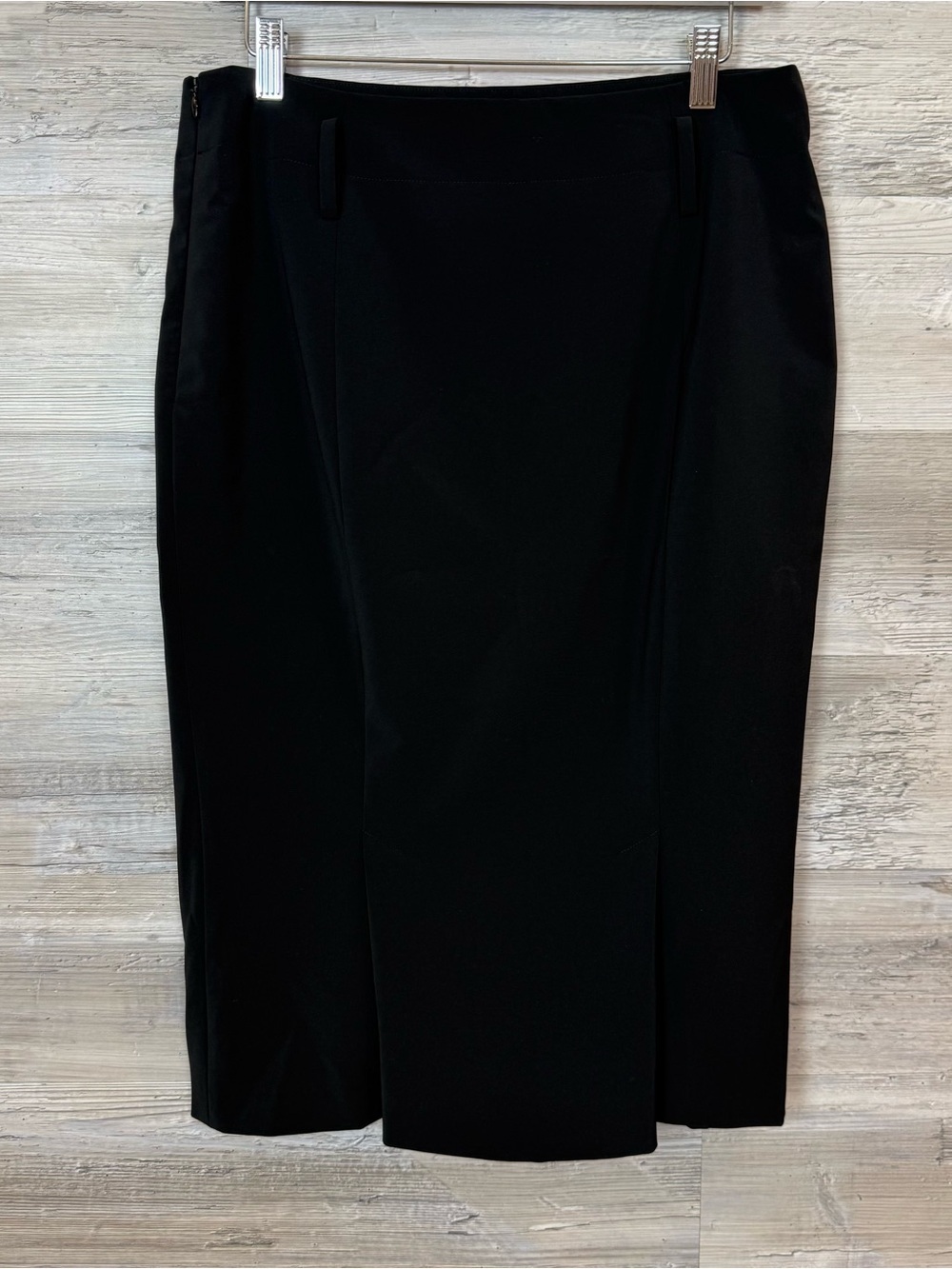 TOM FORD Black Stretch Pencil Skirt IT 46 US 10 Made in Italy Cupro Lined Luxury - Picture 3 of 13
